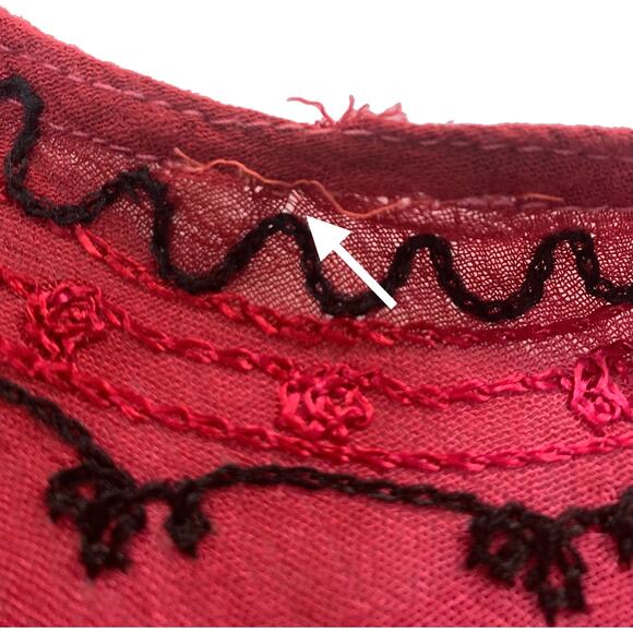 90's Y2K Multi Color Tie Dye Gauze Tent Dress | Fits M/L - Picture 10 of 10